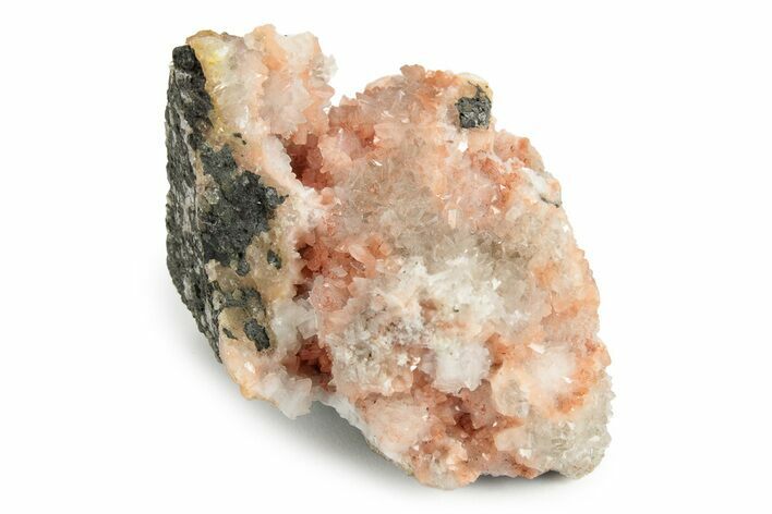 Red-Orange Heulandite Crystal Cluster - Maharashtra, India #243845